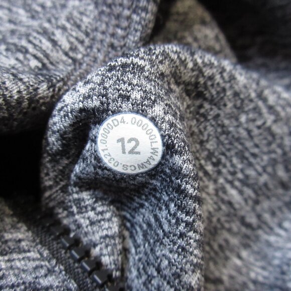 NWT Lululemon Define Jacket Luon in Heathered Black Stretch Full Zip 12 - Picture 5 of 6